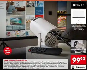 Interspar Nabo Vision 2 Mini-Projektor Angebot