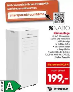 Interspar Nabo Klimaanlage Angebot