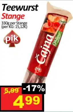 Wurstico Teewurst Angebot
