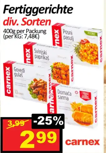 Wurstico Fertiggerichte Angebot