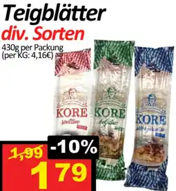 Wurstico Teigblätter Angebot