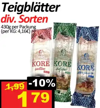 Wurstico Teigblätter Angebot