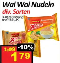 Wurstico Wai Wai Nudeln Angebot