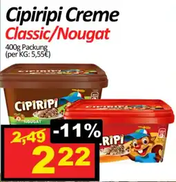 Wurstico Cipiripi Creme Classic/Nougat Angebot