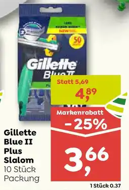 ADEG Gillette Blue II Plus Slalom Angebot