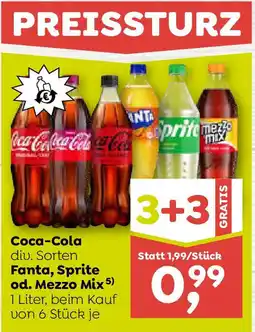 ADEG Coca-Cola div. Sorten Fanta, Sprite od. Mezzo Mix 5 Angebot