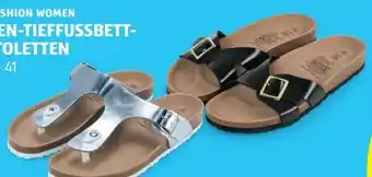 Hofer Up 2 Fashion Damen-Tieffussbettpantoletten Angebot