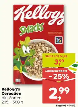 ADEG Kellogg's Cerealien Angebot