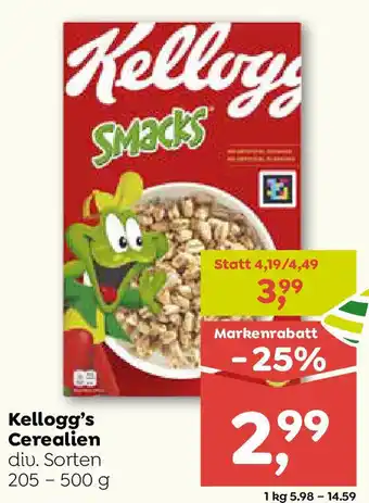 ADEG Kellogg's Cerealien Angebot
