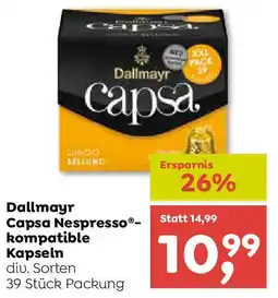 ADEG Dallmayr Capsa Nespresso kompatible Kapseln Angebot