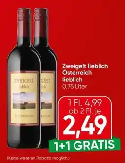 Spar Zweigelt lieblich Angebot