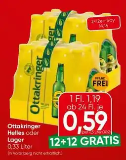 Spar Ottakringer Helles oder Lager Angebot