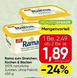 Spar Rama zum Streichen, Kochen & Backen Angebot