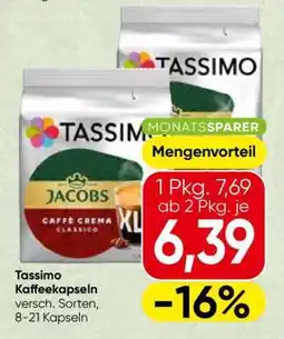 Spar Tassimo Kaffeekapseln Angebot