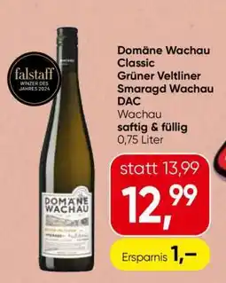 Spar Domäne Wachau Classic Grüner Veltliner Smaragd Wachau DAC Angebot