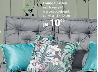 NKD Lounge Kissen Mit Trageriff 45x45x10 cm Angebot
