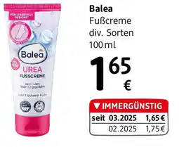 dm Balea Fuẞcreme Angebot