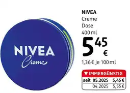 dm NIVEA Creme Dose Angebot