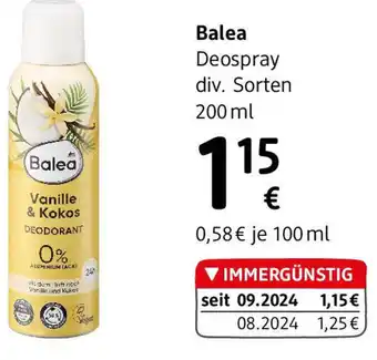 dm Deospray Vanille und Kokos Angebot