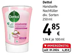 dm Dettol Handseife Nachfüller Angebot