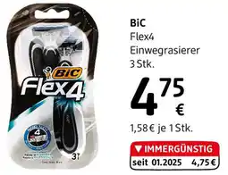dm BIC Flex4 Einwegrasierer Angebot