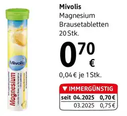 dm Mivolis Magnesium Brausetabletten Angebot