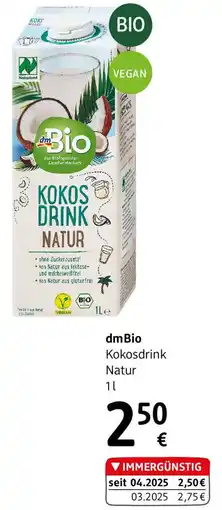 dm dm Bio Kokosdrink Natur Angebot