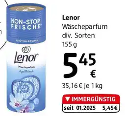 dm Lenor Wäscheparfum Aprilfrisch Angebot