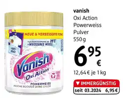 dm Vanish Oxi Action Fleckenentferner Pulver Powerweiß Angebot