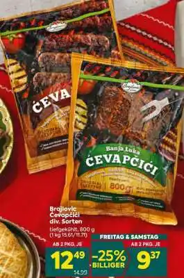 Billa Brajlovic Ćevapčići div. Sorten Angebot