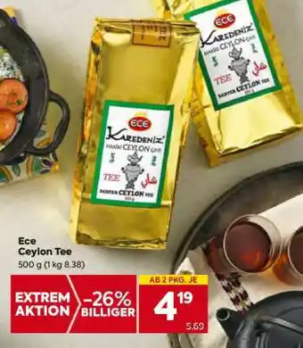 Billa Ece Ceylon Tee Angebot
