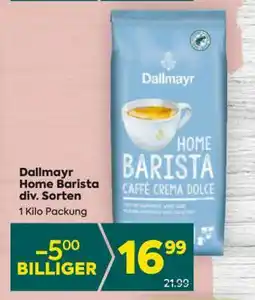 Billa Dallmayr Home Barista div. Sorten Angebot
