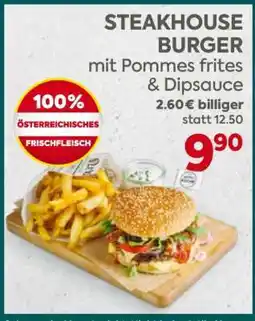 Billa STEAKHOUSE BURGER Angebot
