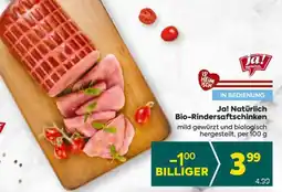 Billa Ja! Natürlich Bio-Rindersaftschinken Angebot
