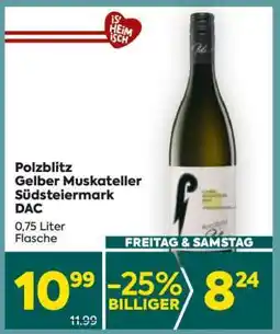 Billa Polzblitz Gelber Muskateller Südsteiermark DAC Angebot