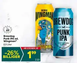 Billa Brewdog Punk IPA od. Wingman Angebot