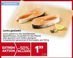 Billa Lachs gesteakt Angebot