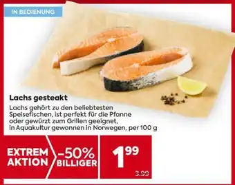 Billa Lachs gesteakt Angebot