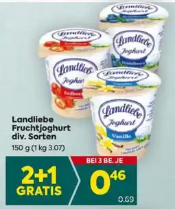 Billa Landliebe Fruchtjoghurt div Sorten Angebot