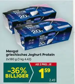 Billa Mevgal griechisches Joghurt Protein Angebot