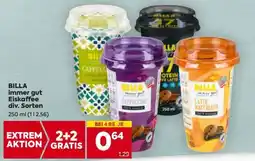 Billa BILLA immer gut Eiskaffee div. Sorten Angebot