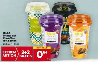 Billa BILLA immer gut Eiskaffee div. Sorten Angebot