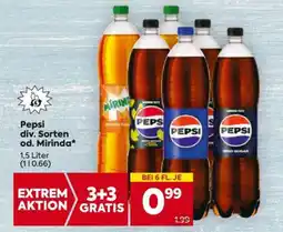 Billa Pepsi div. Sorten od. Mirinda Angebot