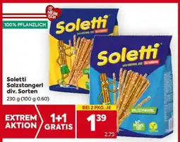 Billa Soletti Salzstangerl div. Sorten Angebot