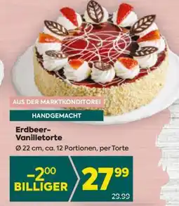 Billa Erdbeer- Vanilletorte Angebot