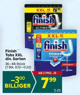 Billa Finish Tabs XXL div. Sorten Angebot