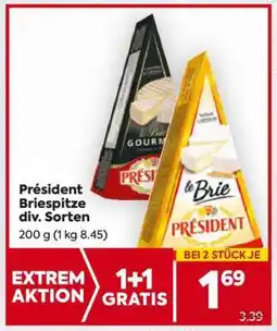 Billa Président Briespitze div. Sorten Angebot