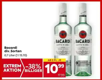 Billa Bacardi div. Sorten Angebot