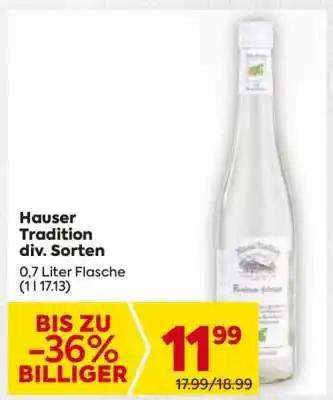 Billa Hauser Tradition div. Sorten Angebot