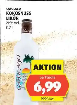 Hofer CAYOLAGO KOKOSNUSS LIKÖR Angebot